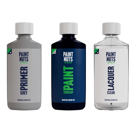 PaintNuts Primer, Paint and Lacquer Bottles