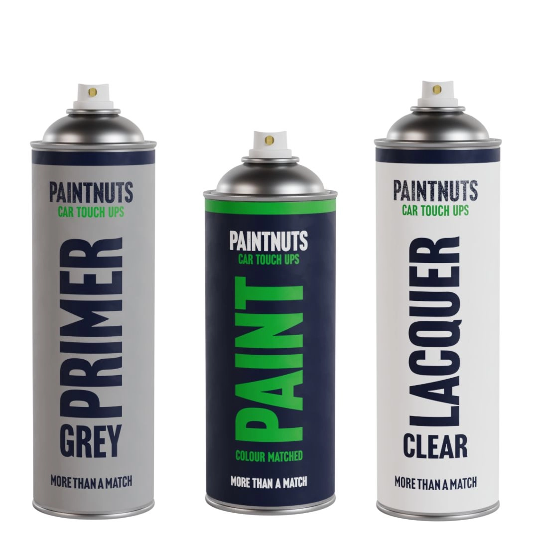 PaintNuts Colour Matched Touch Up Aerosol & Primer & Lacquer Bundle